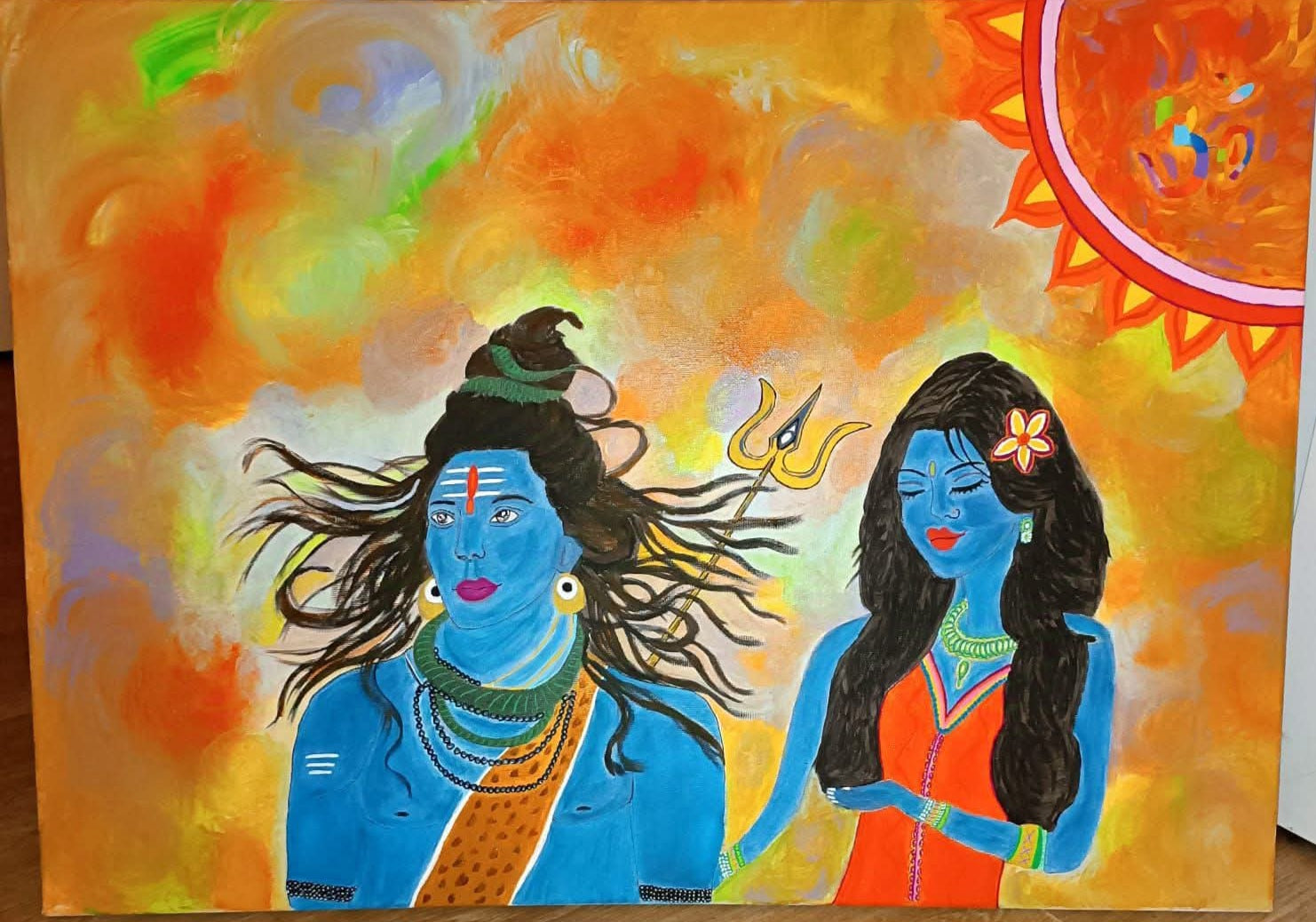 Shiva et sa femme Parvati